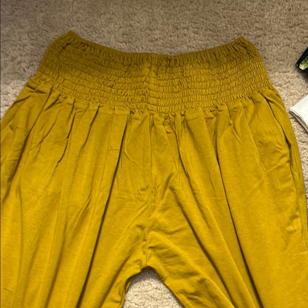 Sivana Bamboo Mustard Yellow Harem Pants